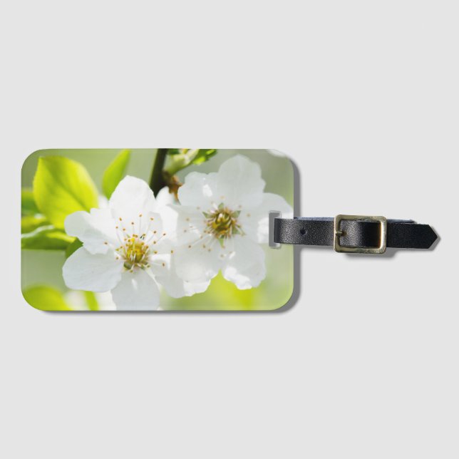 Springtime blooming luggage tag (Front Horizontal)