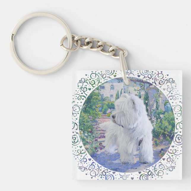 Springtime Bower Keychain (Front)