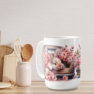 'Springtime Bunnies' Ceramic Mug