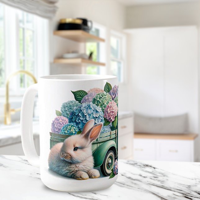 'Springtime Bunnies' Ceramic Mug (Creator Uploaded)