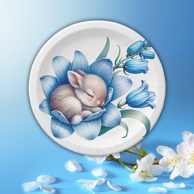 'Springtime Bunnies' Paper Plate (Creator Uploaded)
