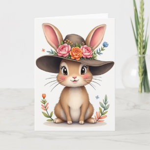 Springtime Bunny Friend Card