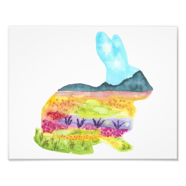 Springtime Bunny Photo Print (Front)