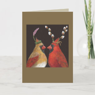 Springtime Cardinals Card