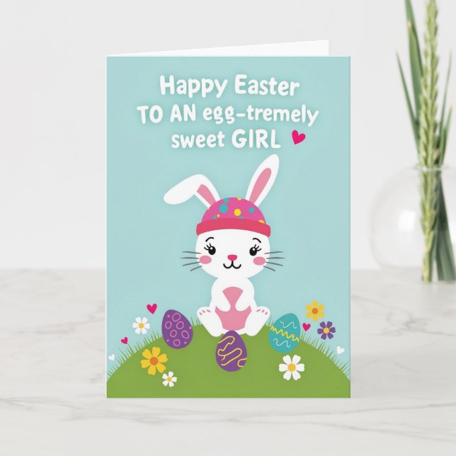 Springtime Cheer Bunny Card (Front)