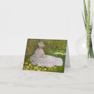 Springtime - Claude Monet Thank You Card