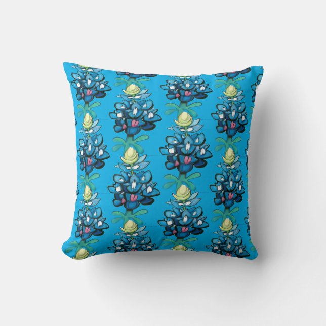 Springtime Colours Throw Pillow (Front)
