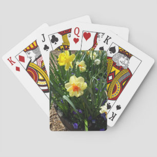 Springtime Daffodil Playing Cards