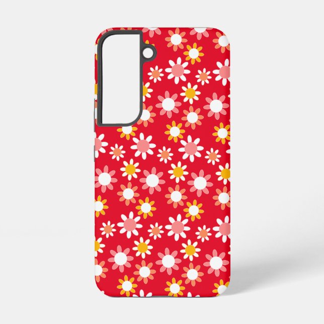 Springtime Daisies Samsung Galaxy Case (Back)