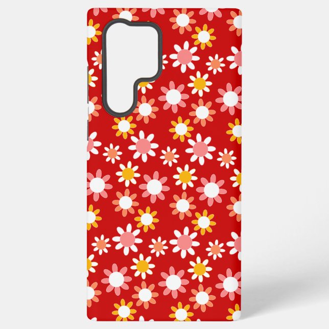 Springtime Daisies Samsung Galaxy S22 Ultra Case (Back)