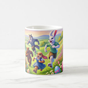 Springtime Egg Hunt – Playful Easter Adventure Coffee Mug