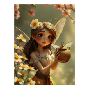 Springtime Fairy Art  Poster