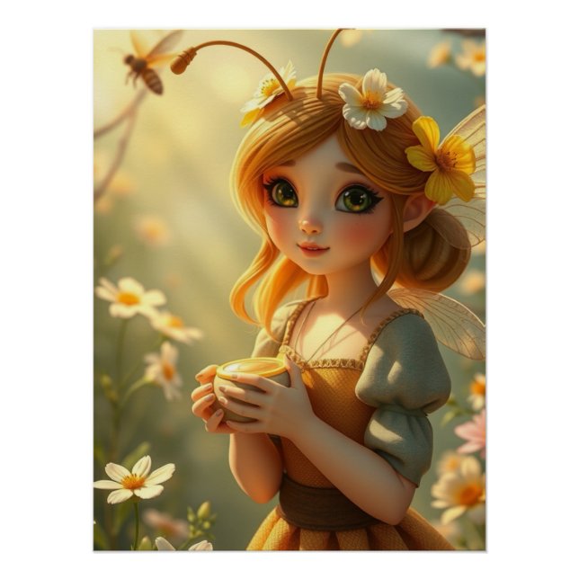 Springtime Fairy Art  Poster (Front)