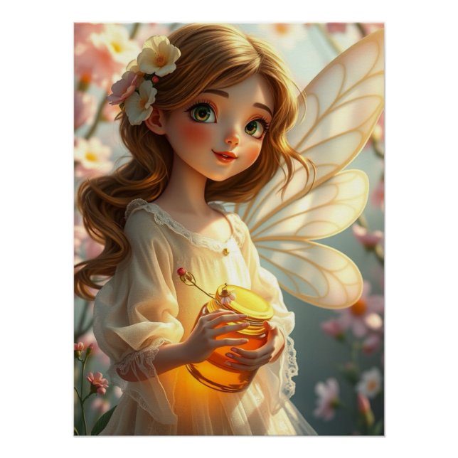 Springtime Fairy Art  Poster (Front)
