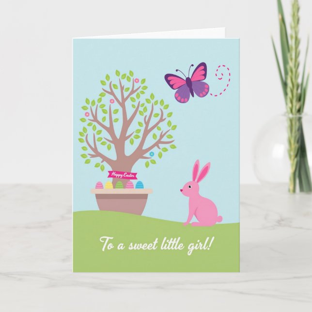 Springtime Faux Gold Foil Card (Front)