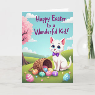 Springtime Feline Celebration Card