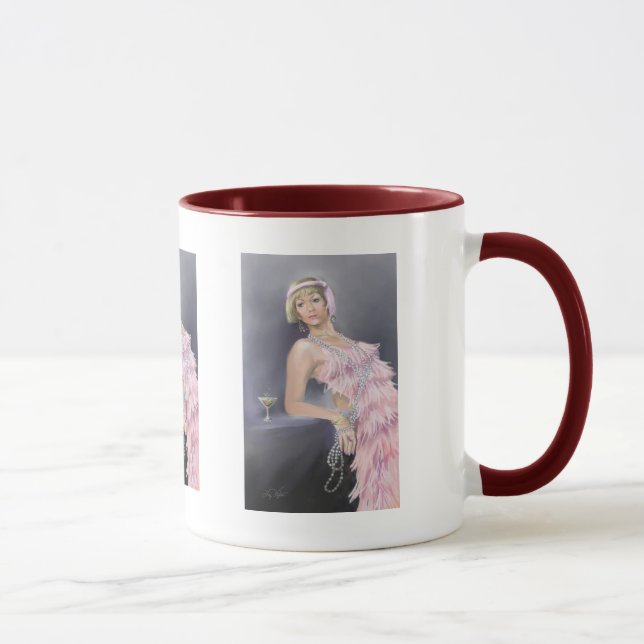 Springtime Flapper Two-Toned Mug (Right)