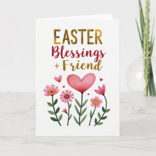 Springtime Floral Greeting Card