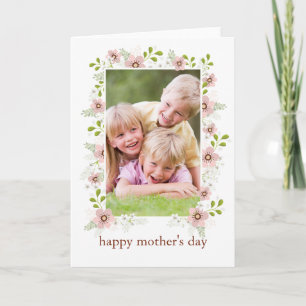 Springtime Floral Happy Mother's Day Card