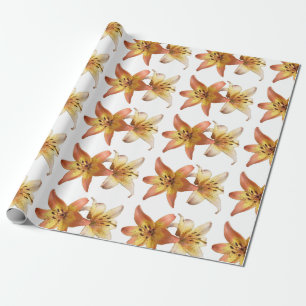 Springtime Flower "Day Lily" Printed Wrapping Paper