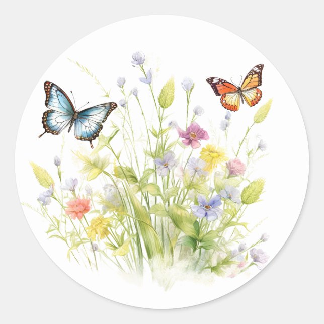 Springtime Flowers Stickers (Front)