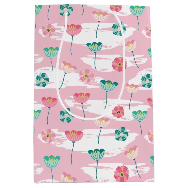 Springtime Garden Medium Gift Bag (Front)