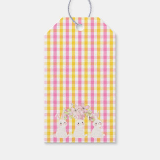 Springtime Gingham  Gift Tags