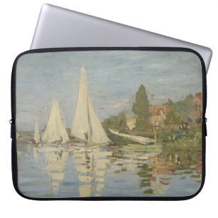 Springtime, Impressionist Portrait, Claude Monet Laptop Sleeve