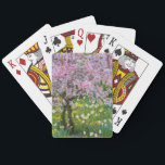 Springtime in Claude Monet's garden Playing Cards<br><div class="desc">Jaynes Gallery / DanitaDelimont.com | Europe,  France | France,  Giverny. Springtime in Claude Monet's garden.</div>