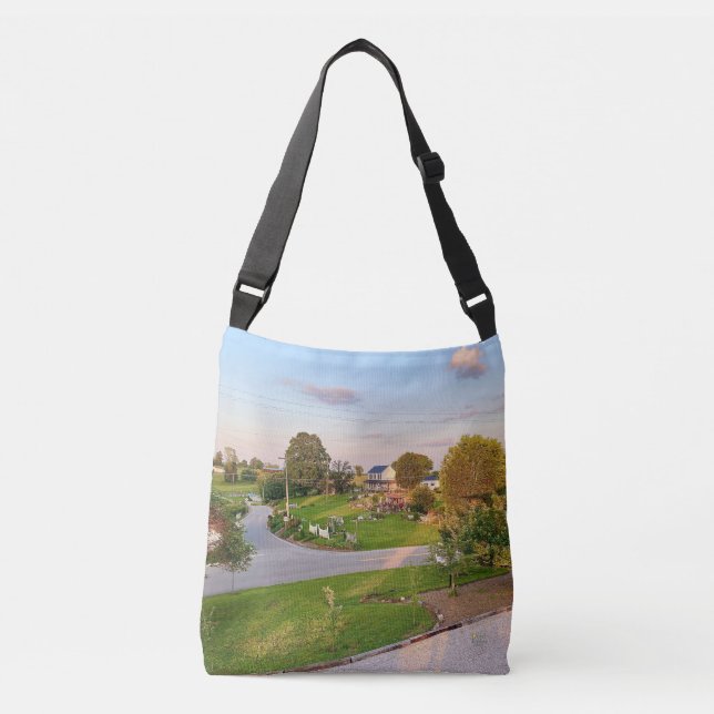 Springtime in Rocky Hill Crossbody Bag (Front)