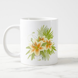 Springtime Lilies Large Coffee Mug