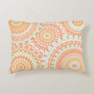 Springtime Mandalas Accent Pillow