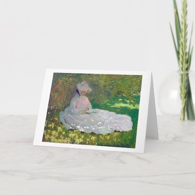Springtime, Monet Card (Front)