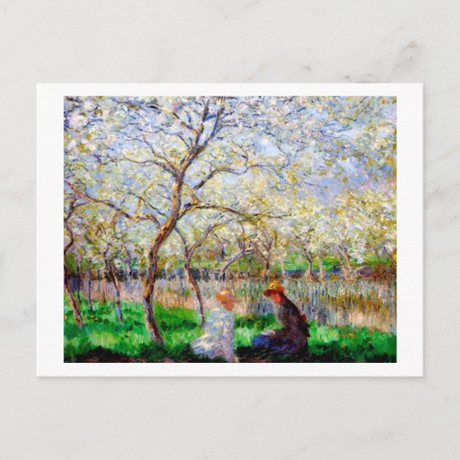 Springtime, Monet Postcard (Front)
