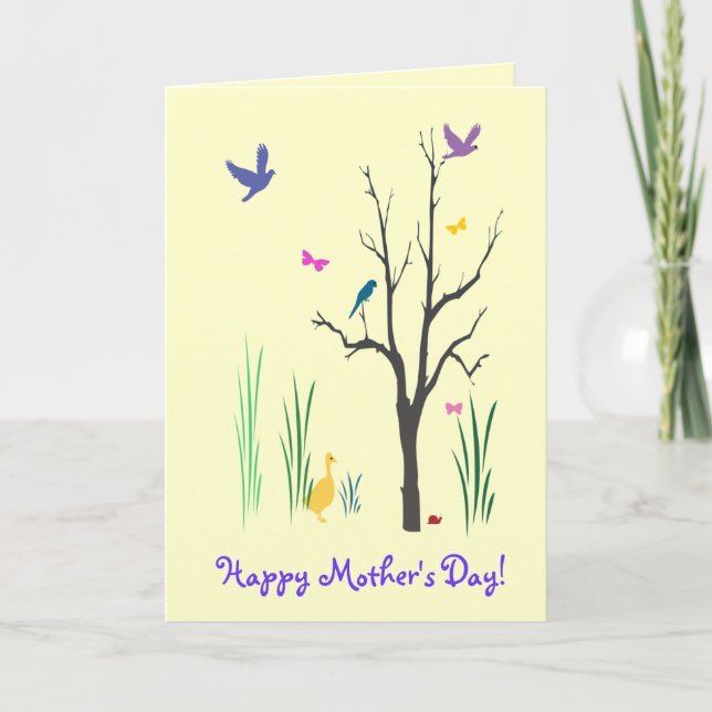 Springtime Mother's Day Card (Front)