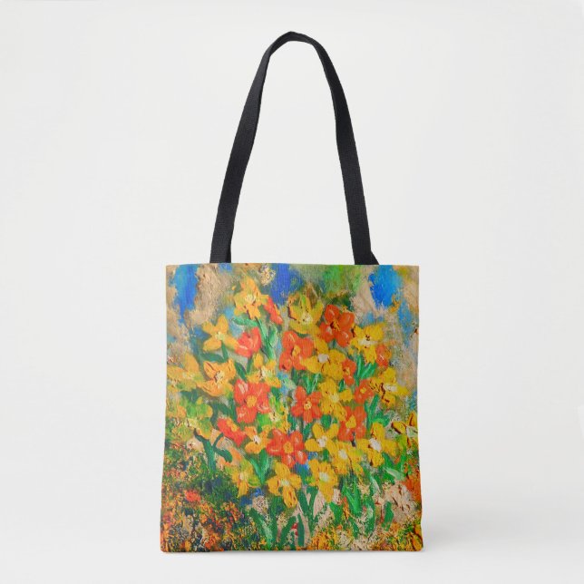 Springtime Oil (Color Pop) Tote Bag (Front)