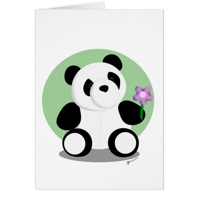 Springtime Panda Card (Front)
