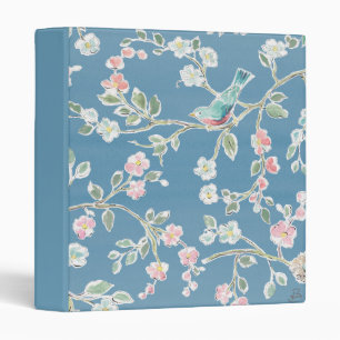 Springtime Pattern - Birds & Flowers Binder