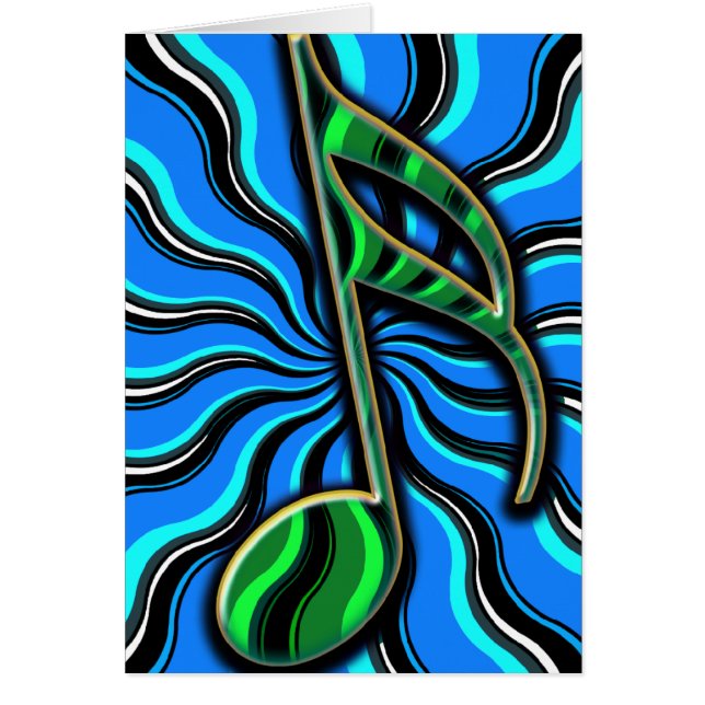 Springtime Semiquaver -  16th Note Music Symbol (Front)