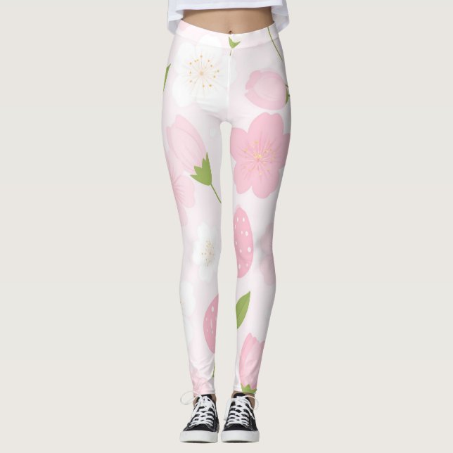 Springtime Sprinkles Everywhere Leggings (Front)
