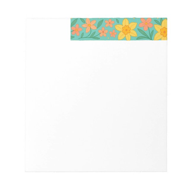 Springtime Template Notepad (Front)