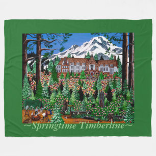 ~Springtime Timberline Fleece Blanket~ Blanket