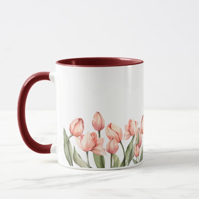 Springtime Tulip Coffee Mug (Left)