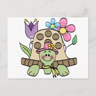 Springtime Turtle Tshirts and Gifts Postcard