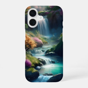 Springtime Waterfall Beauty iPhone 16 Case