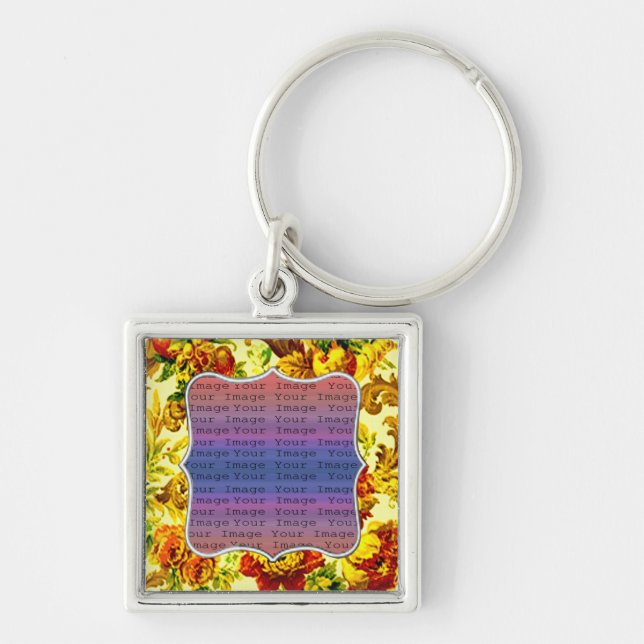 Springtime Wedding Key Chain (Front)