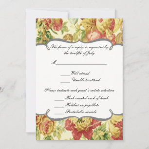 Springtime Wedding Response Cards