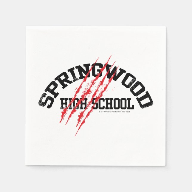Springwood High School Napkin (Front)