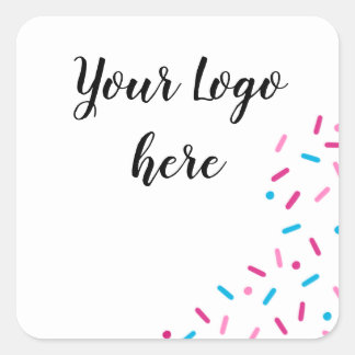 Sprinkings pastel Coloured Sweet Stickers