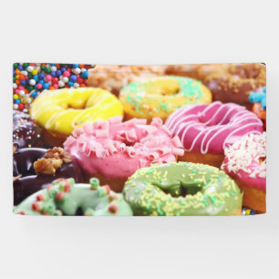 sprinkle balls doughnuts banner